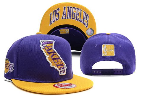 Los Angeles Lakers NBA Snapback Hat XDF298